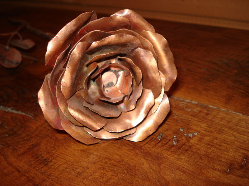 Copper Rose and Wonder Mike Dumas Copper Designs Blog