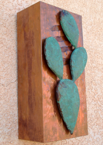 Copper Cactus Light Sconce