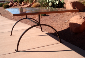 Custom Iron Table Base