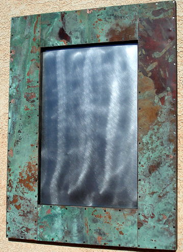 Copper Mirror-Emerald Green Verdigris