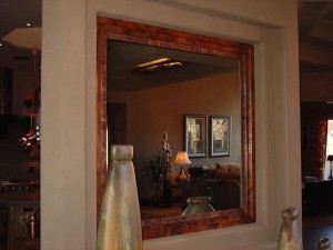 Copper Dining Room Mirror