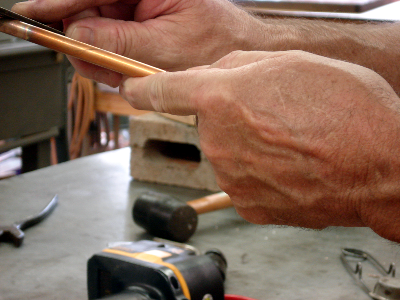 Coppersmith tools // handwork + Mike Dummas Copper Designs.