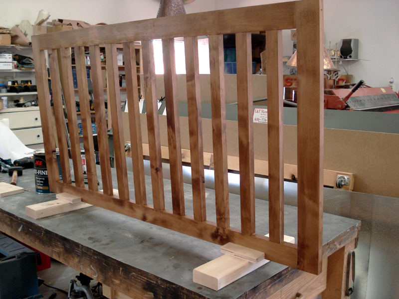 Crib Rails Drying