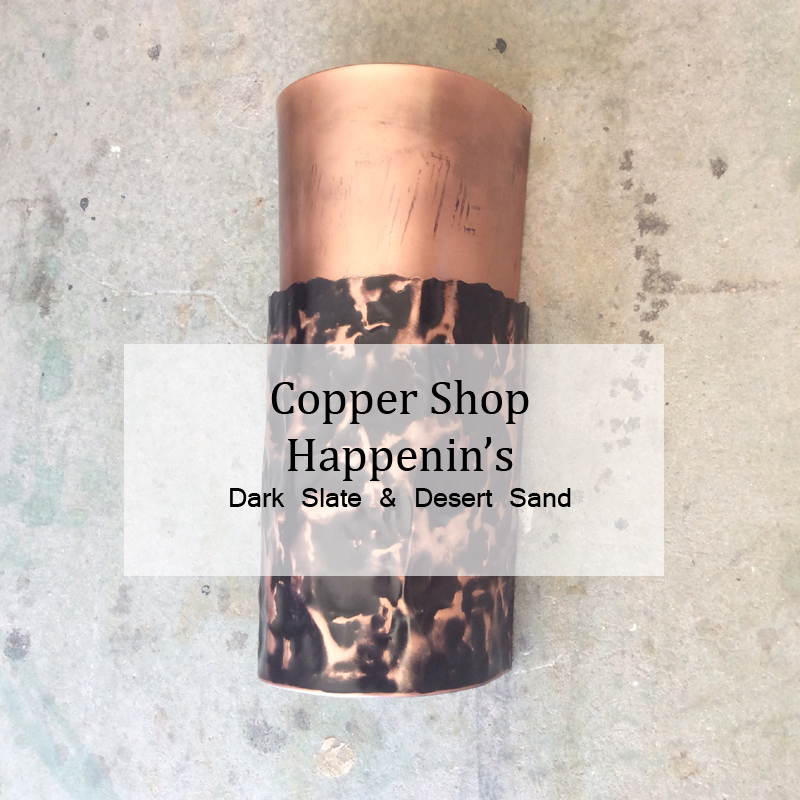 Copper light // rustic style // shop etsy at copperandglass // MIke Dumas Copper Designs.