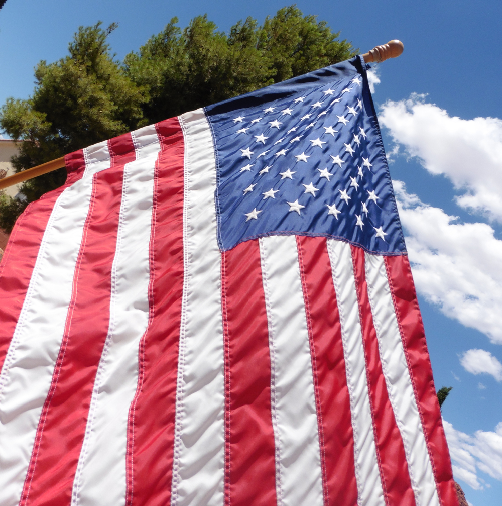 American Flag at Mike Dumas Copper Designs